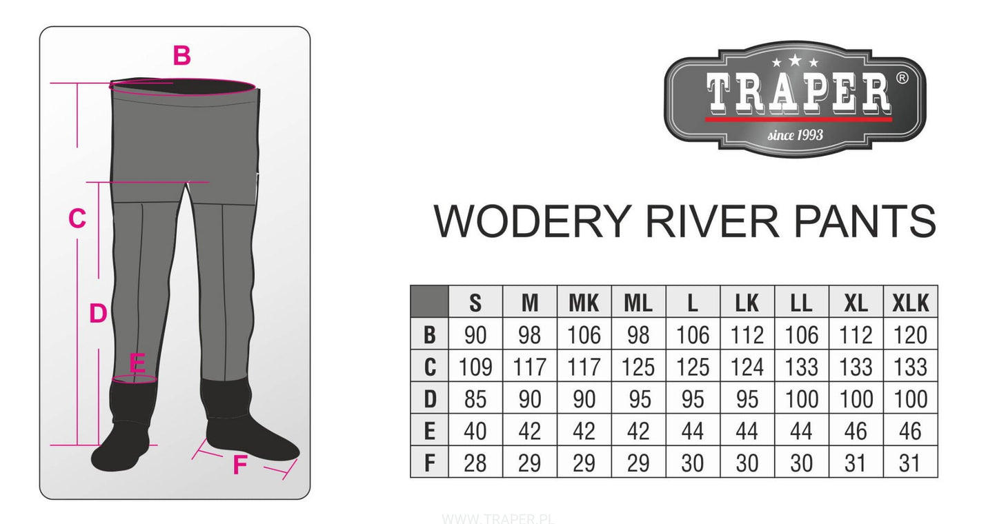 WADERS RIVER PANTS TRAPER