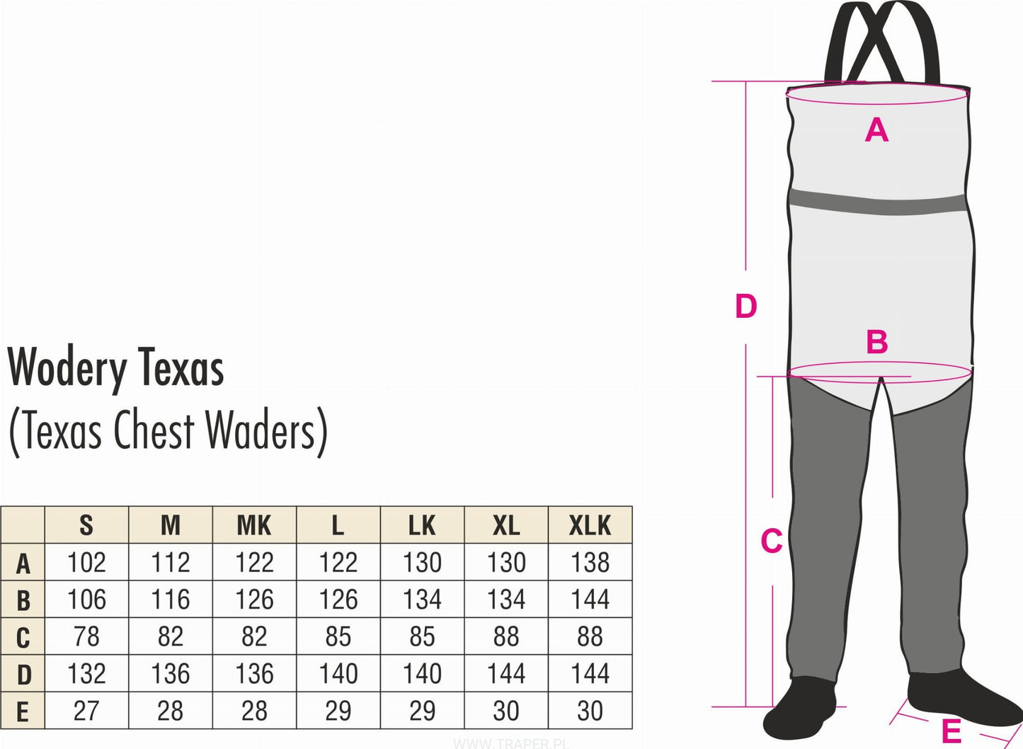 WADERS TEXAS TRAPER