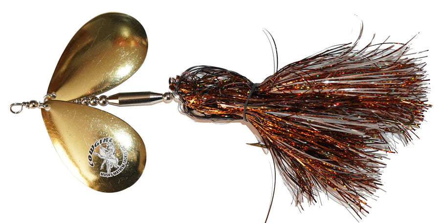 double cowgirl fishing lure Musky Mayhem Tackle Double Cowgirl Bucktail – Two River Anglers